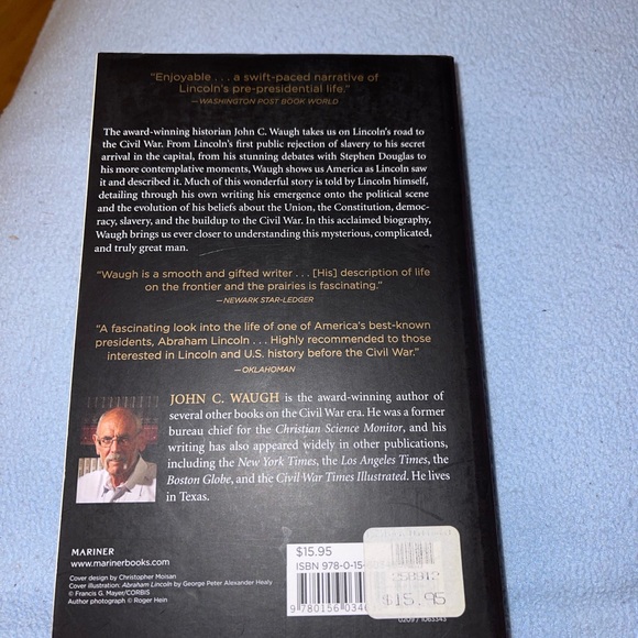 One Man Great Enough, Abraham Lincoln’s Road To Civil War paperback book, Waugh - Picture 4 of 7
